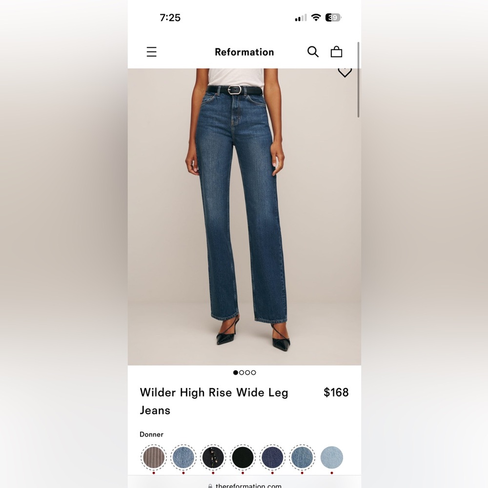 Wilder High Rise Wide Leg jeans